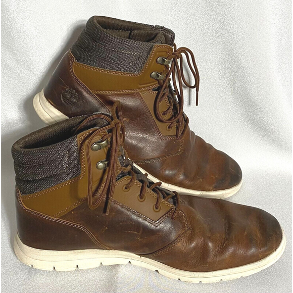 Timberland Rugged Defender ReBOTL Brown Leather Ankle Boots Size 10 Waterproof main image 8